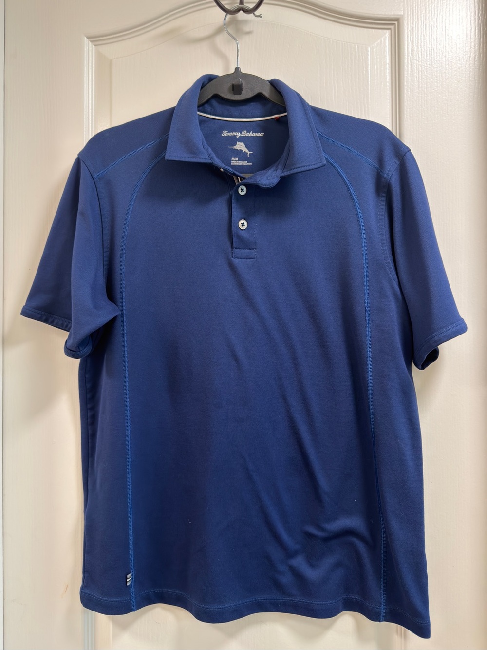 Tommy Bahama Blue Polo Shirt Men’s Medium Short Sleeve Classic Casual - Picture 1 of 6